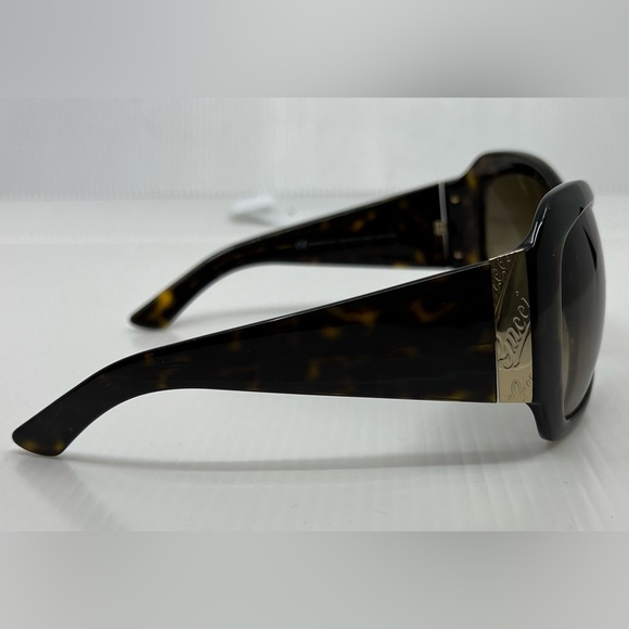 Gucci GG2931/S Tortoiseshell Logo-Engraved Sunglasses - Picture 4 of 11